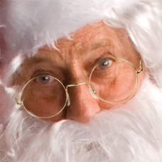 Bril rond Sinterklaas/Kerstman